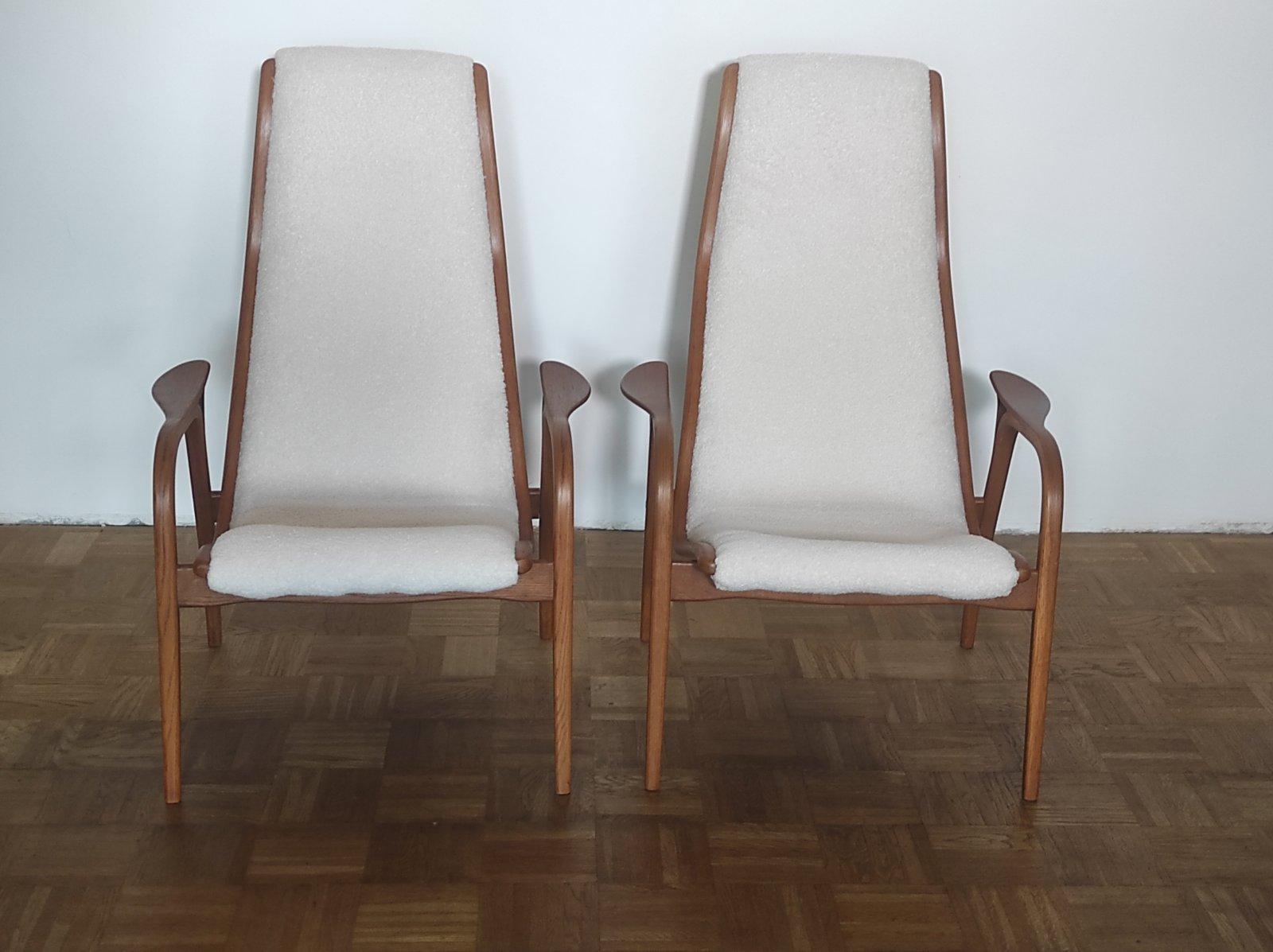 Ensemble de deux chaises Lamino Yngve Ekstrom pour Swedese 1970 Bon état - En vente à Čelinac, BA
