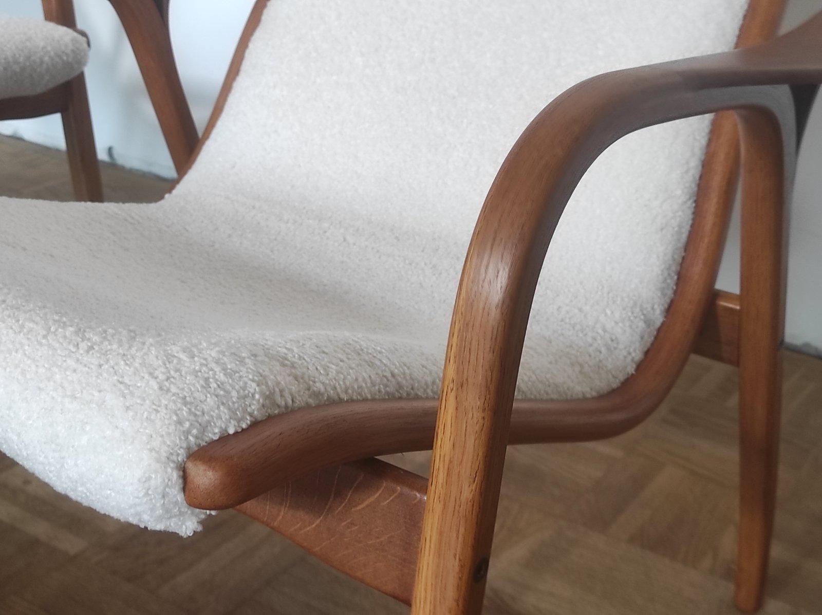 Ensemble de deux chaises Lamino Yngve Ekstrom pour Swedese 1970 en vente 1