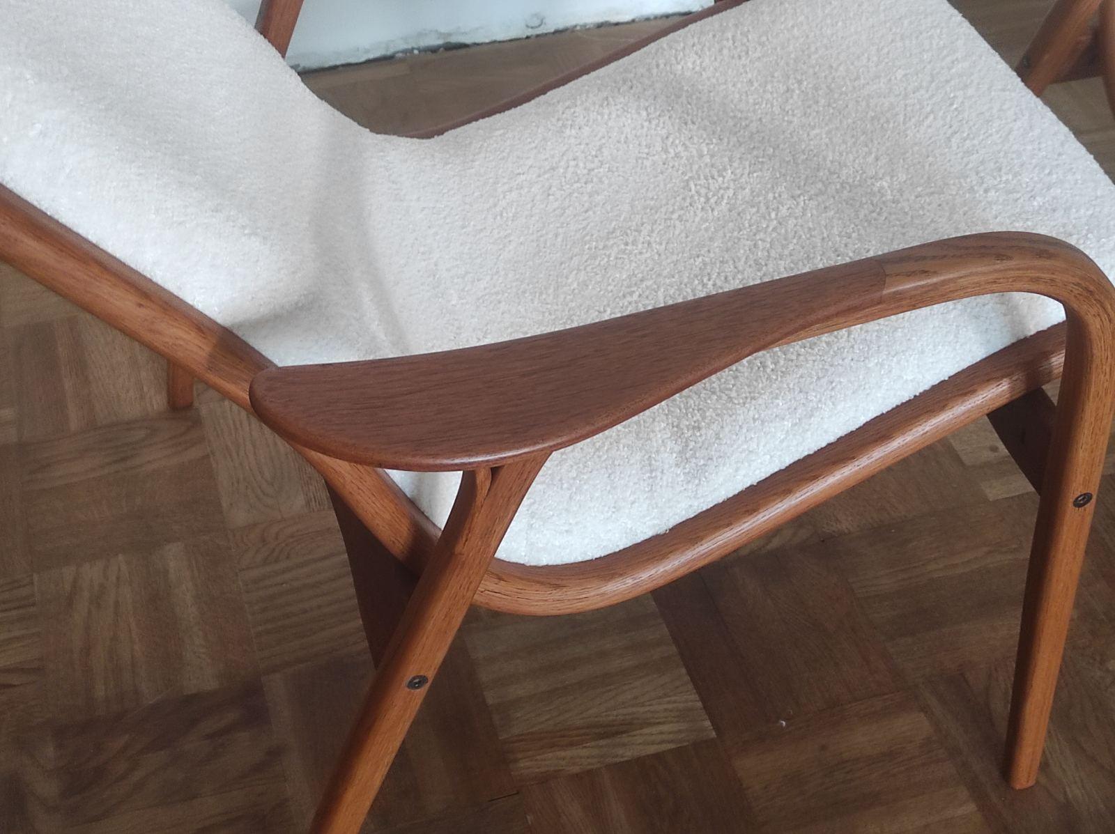 Ensemble de deux chaises Lamino Yngve Ekstrom pour Swedese 1970 en vente 2
