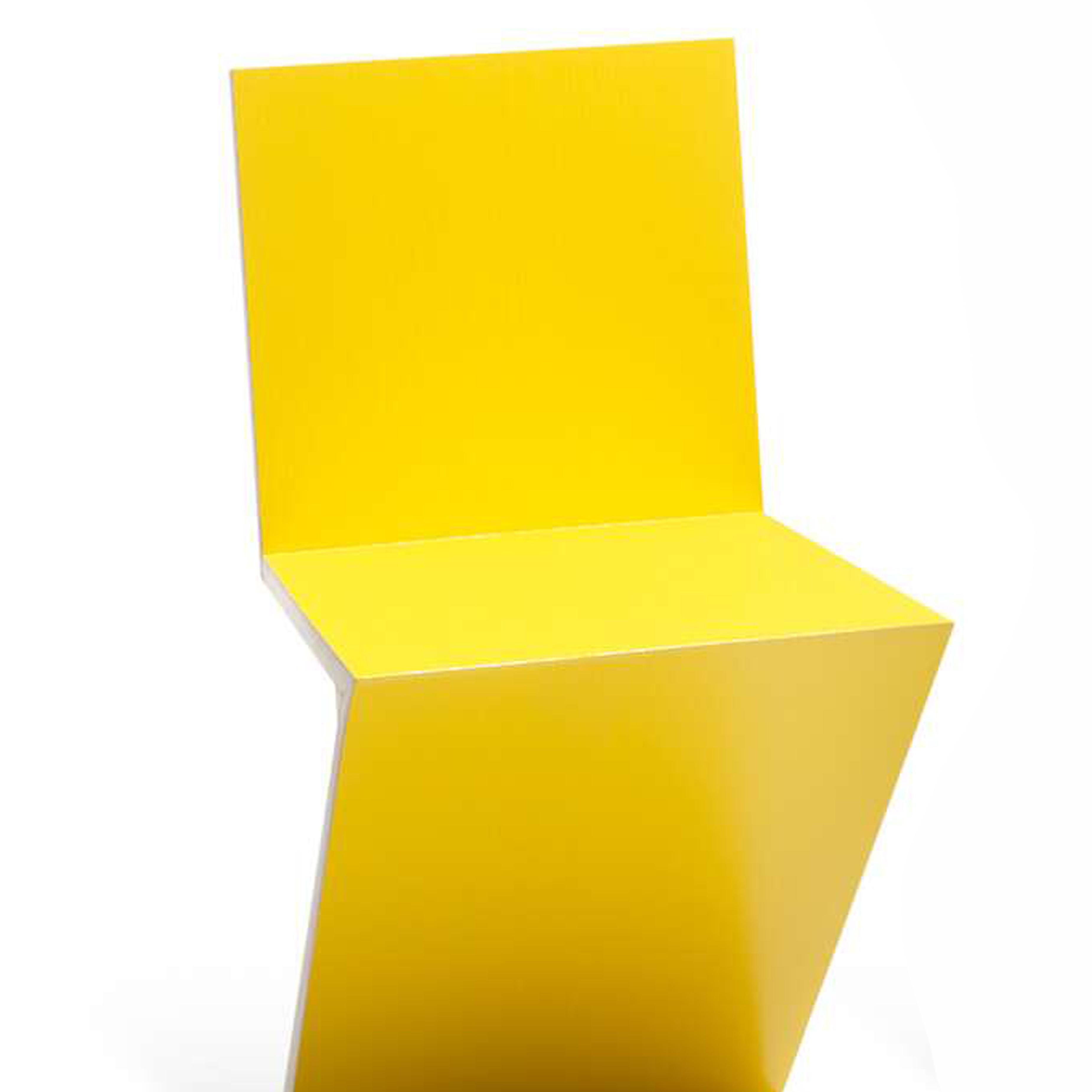 Set aus zwei Zickzack-Gläsern  Stuhl von Gerrit Thomas Rietveld für Cassina im Angebot 2