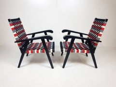 Set of Unique Modernist Armchairs, 1950's
