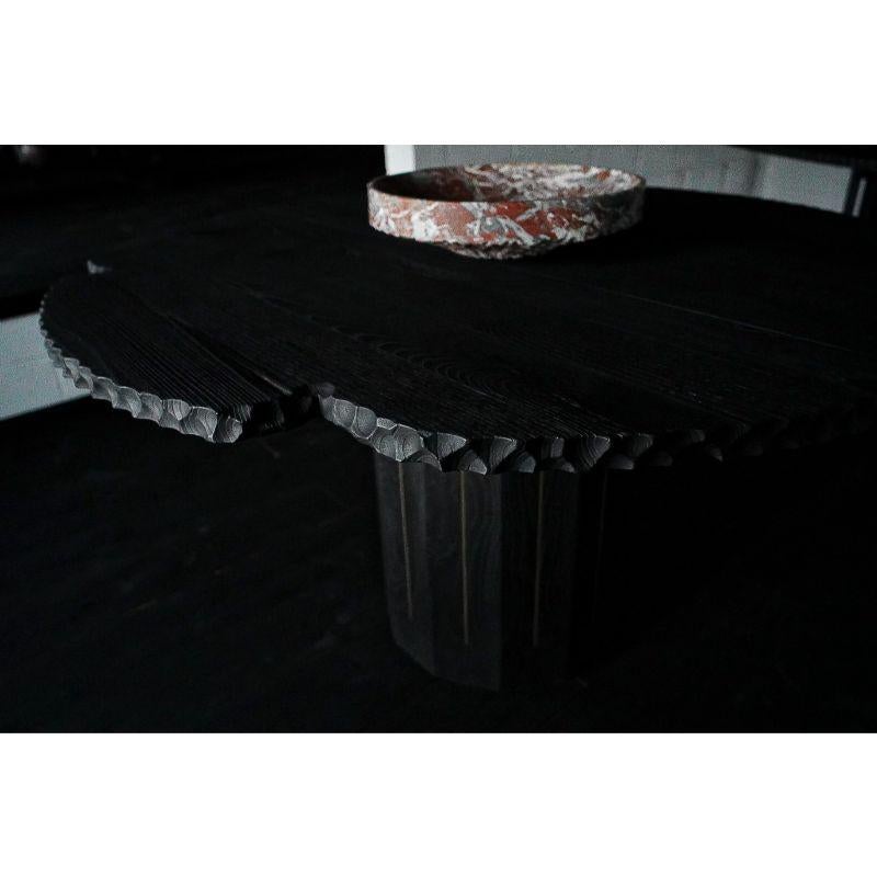 Set of Unique Root Table and Belgian Royal Red Marble Dish by Jeremy ...