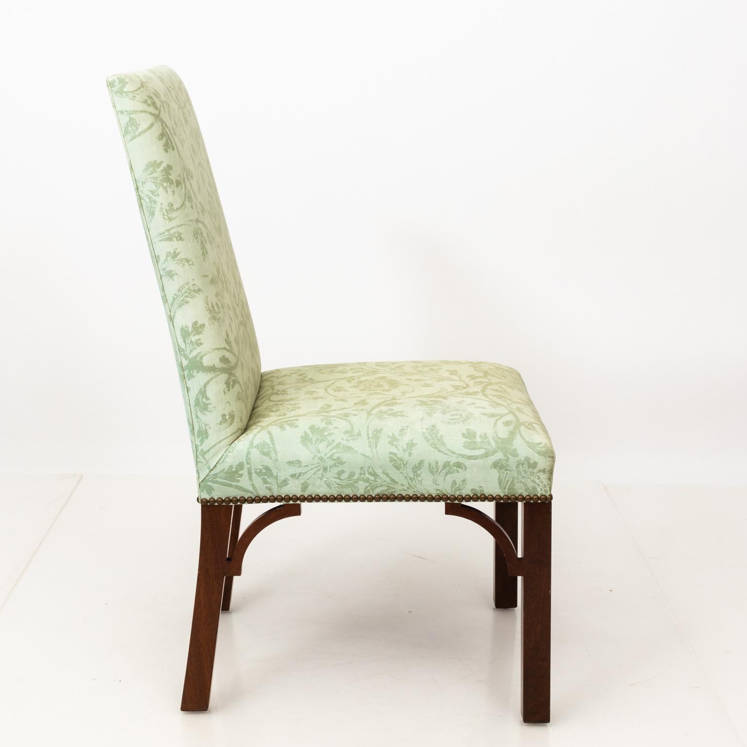 Set of Upholstered Dining Chairs 5