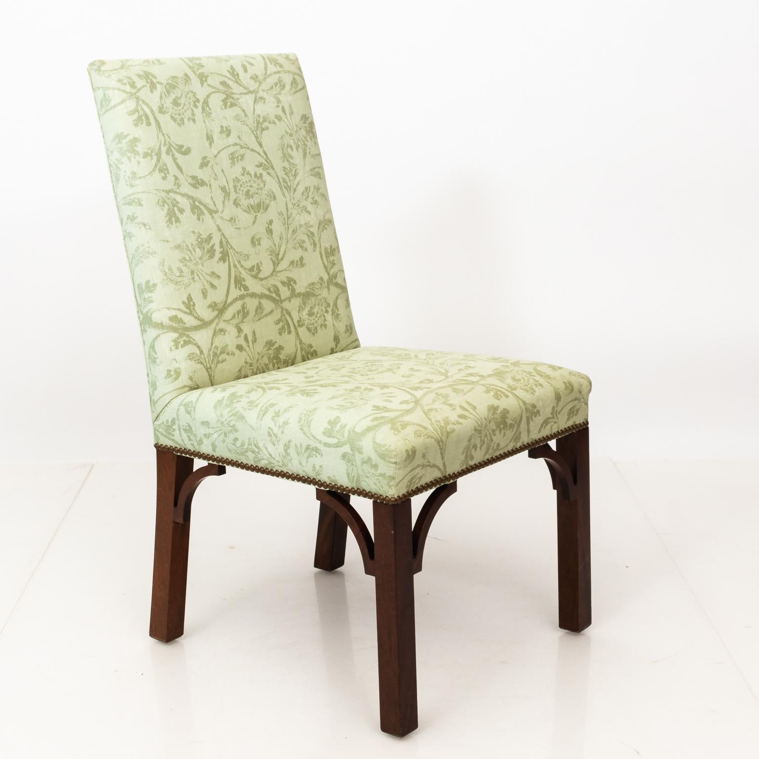 Set of Upholstered Dining Chairs 9