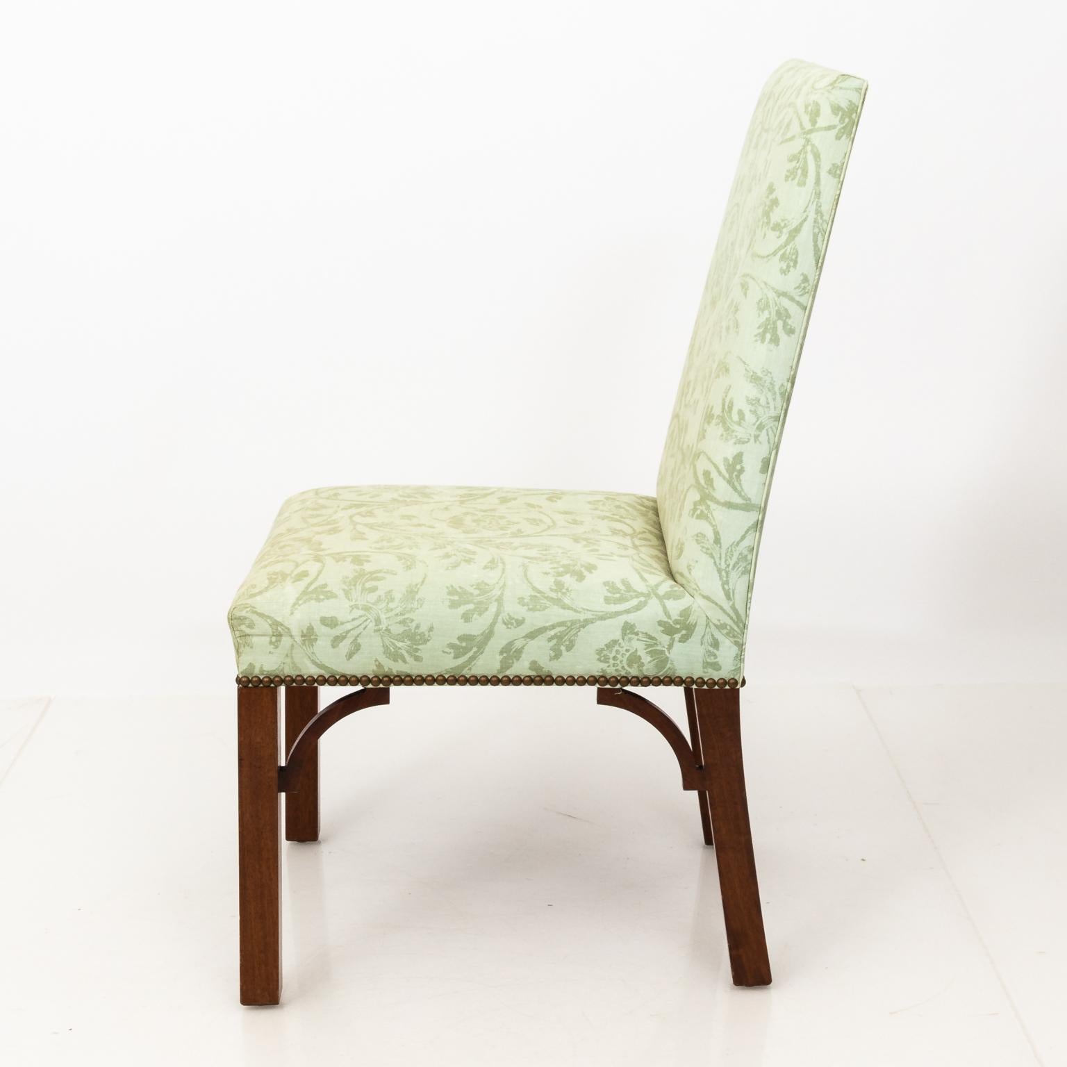 Set of Upholstered Dining Chairs 1