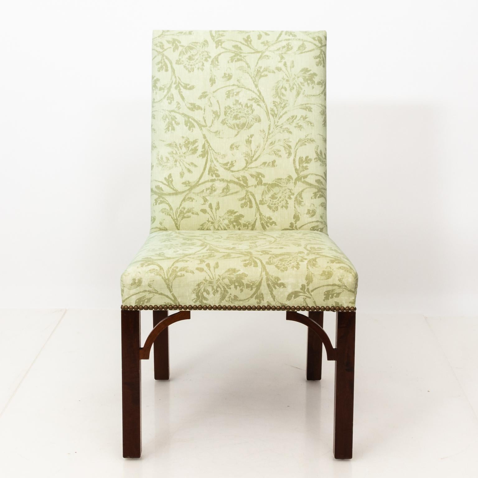 Set of Upholstered Dining Chairs 2