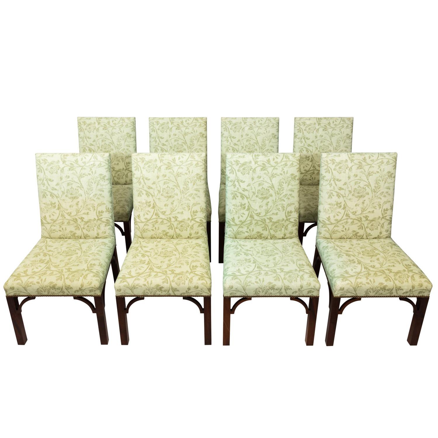 Set of Upholstered Dining Chairs