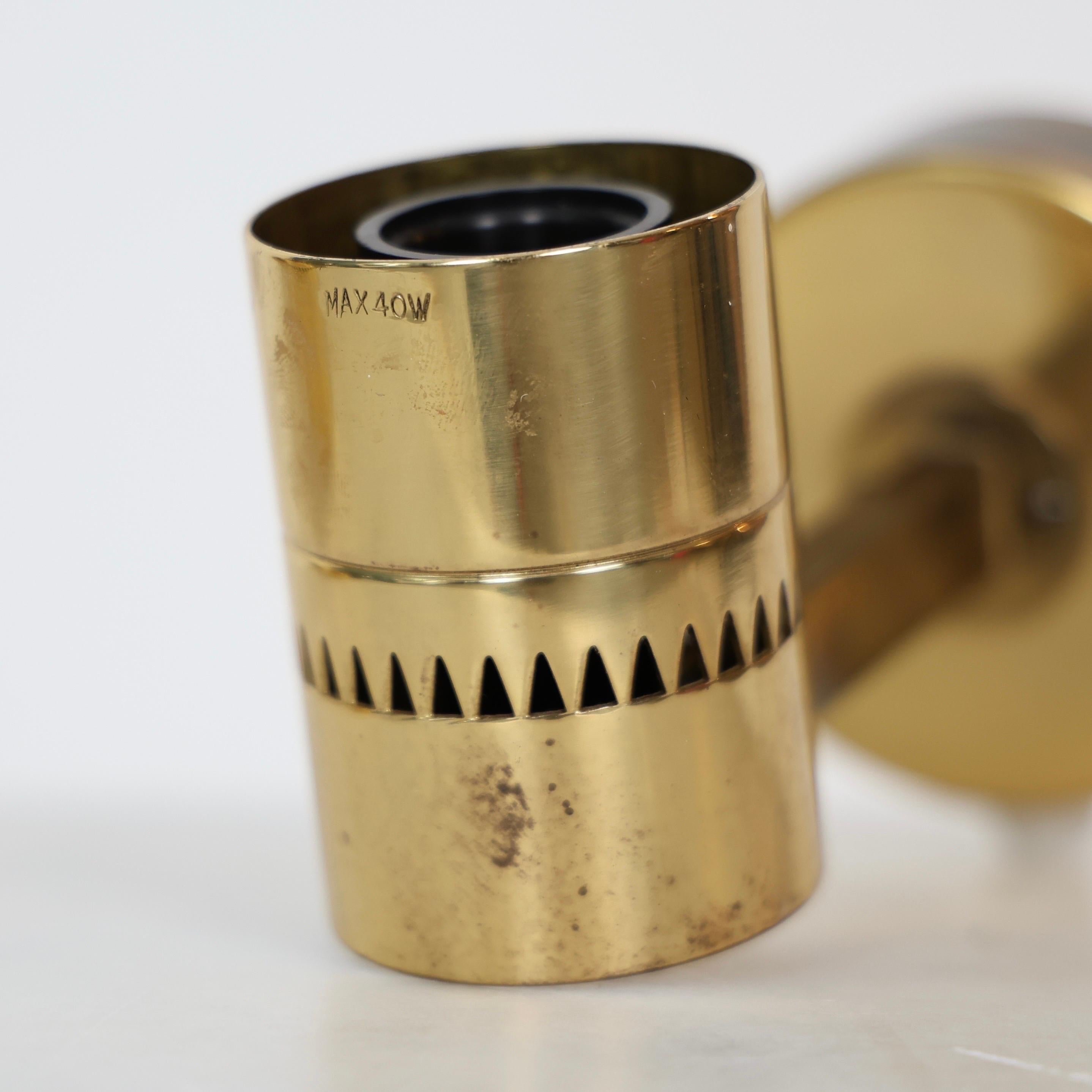 Set of V220 Sconces by Hans-Agne Jakobsson, 1960s, Sweden Bon état - En vente à Værløse, DK