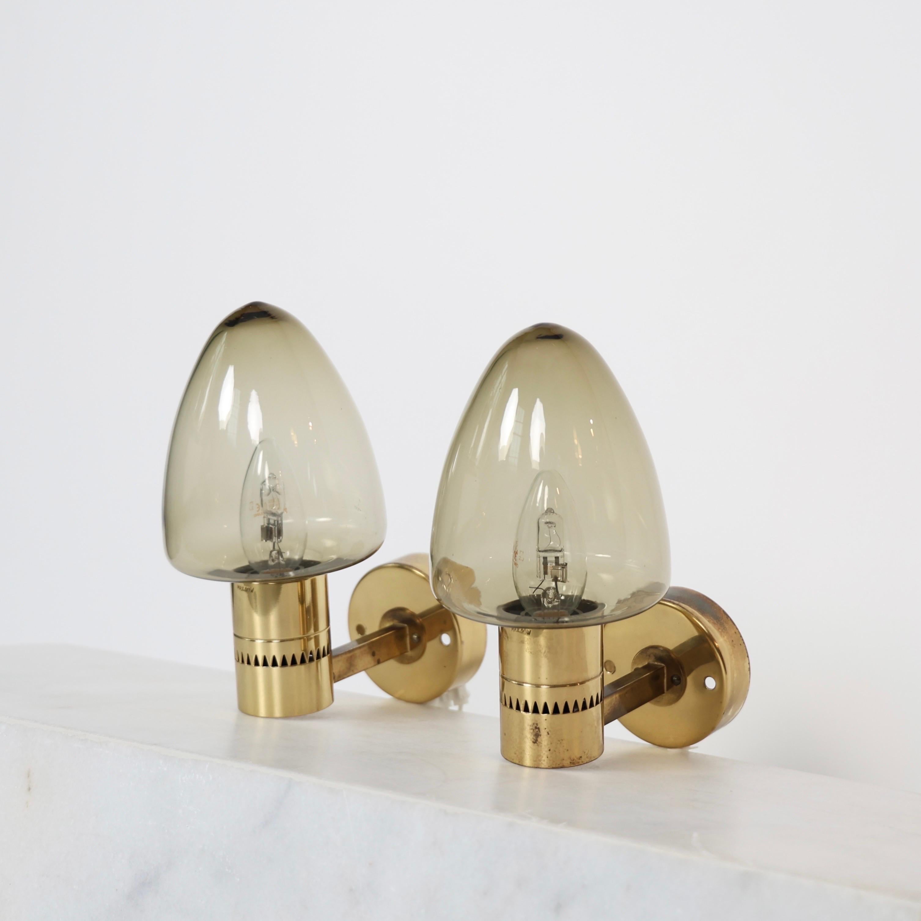 Set of V220 Sconces by Hans-Agne Jakobsson, 1960s, Sweden en vente 1