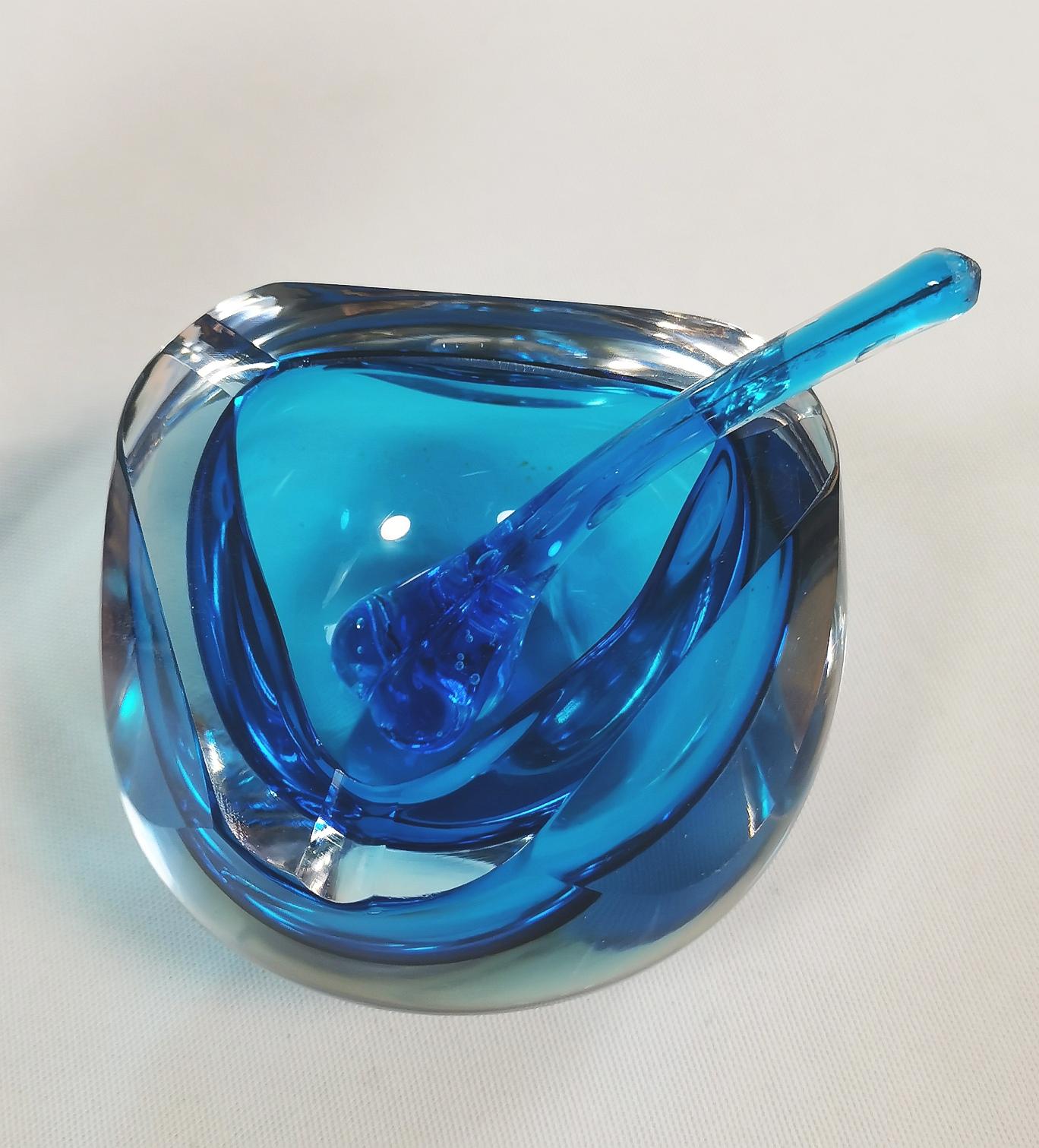Set di vaso + posacenere Mandruzzato, Goccia Italia, anni '70 in vendita 2