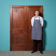 Set of Veneered English Victorian Double Doors