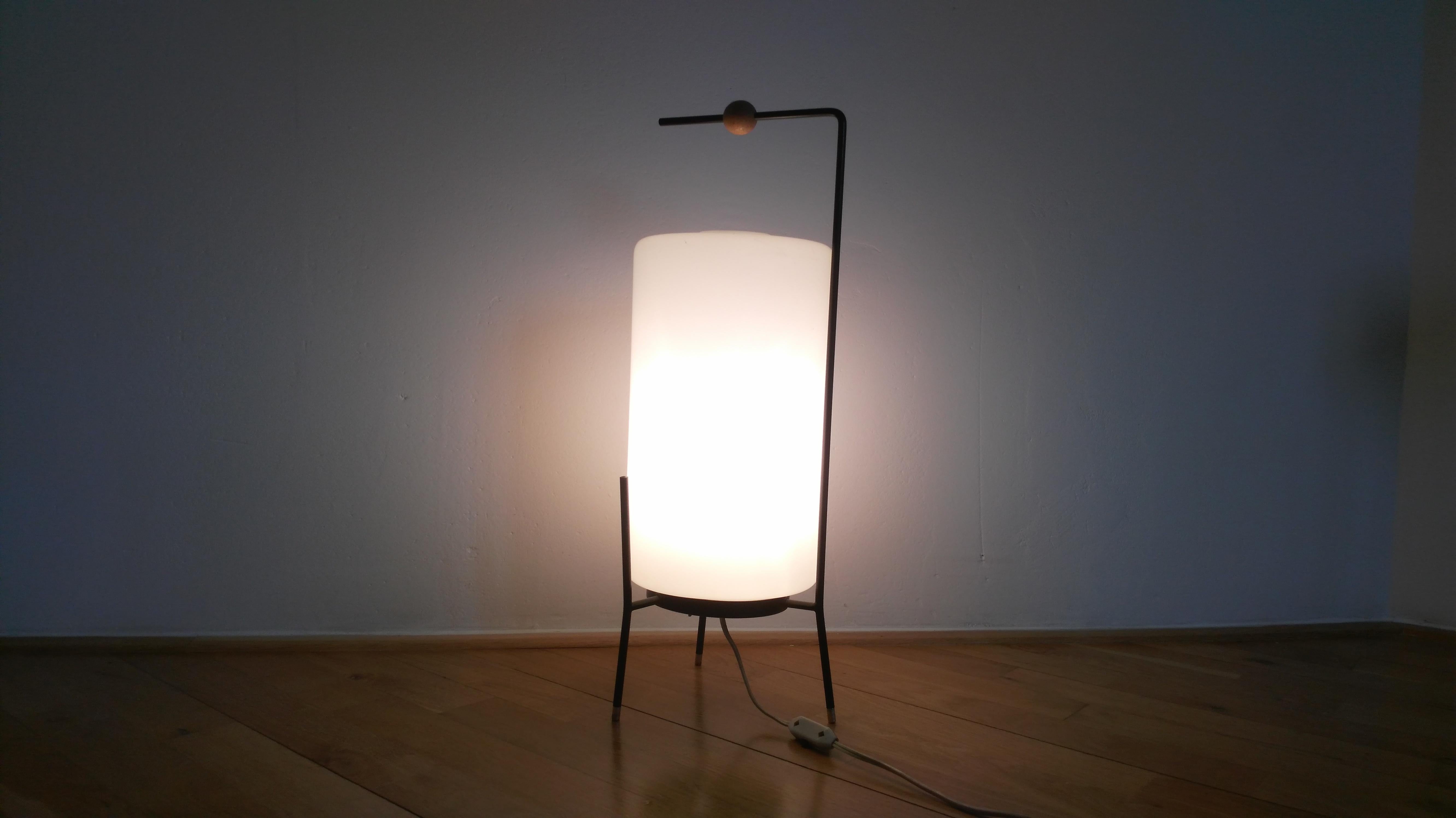 Czech Set of Very Rare Floor Lamps by Josef Hůrka, 1960 For Sale