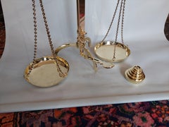 Set of Victorian Brass Beam Scales