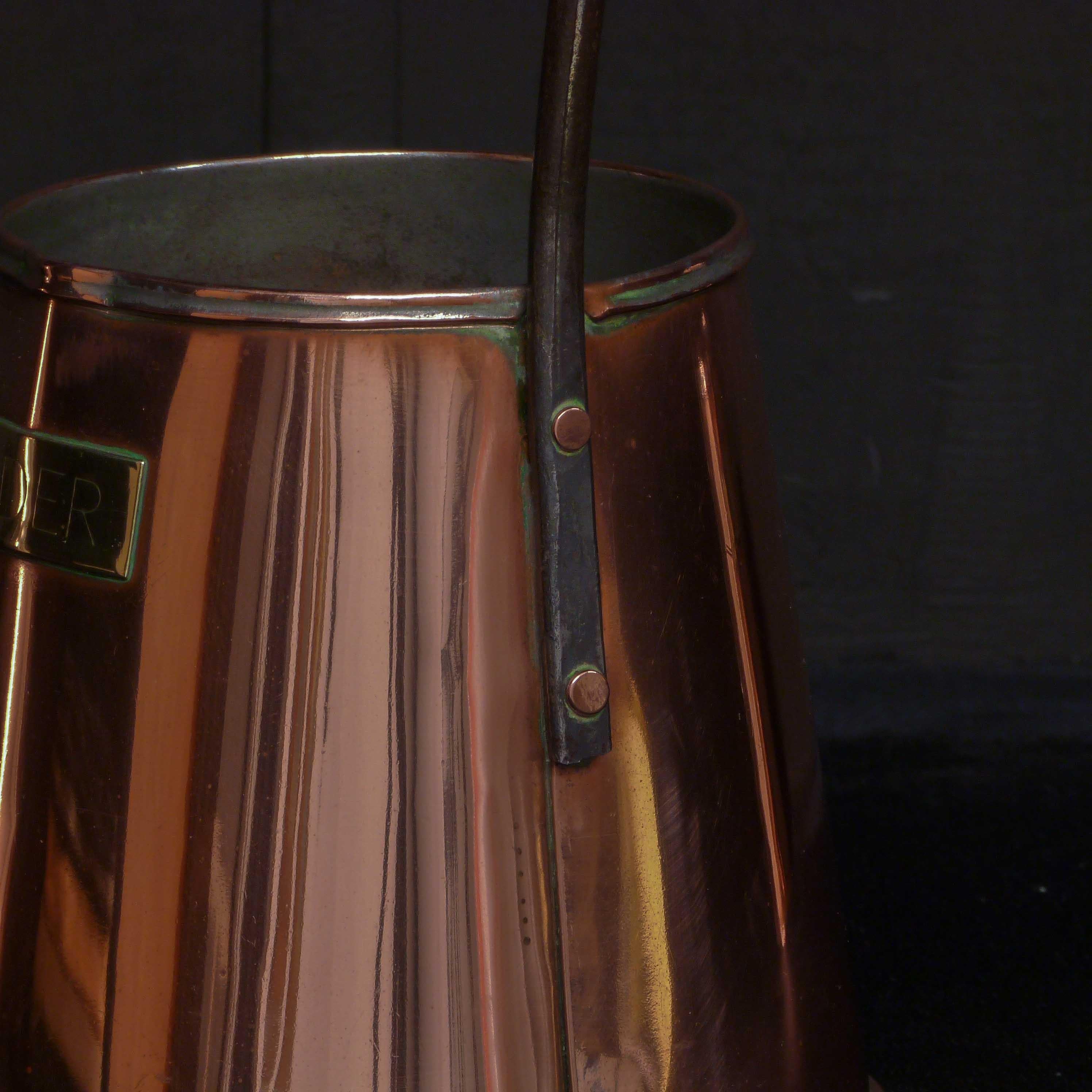 Set of Victorian Copper Cider Cans 4