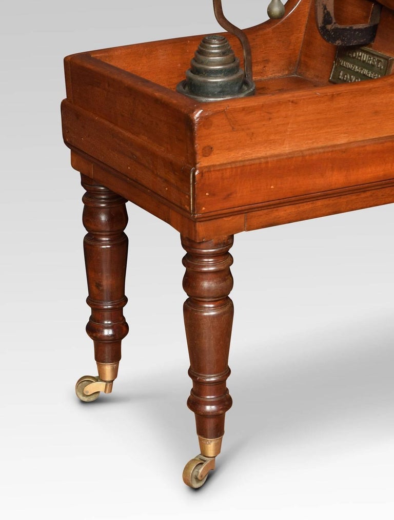 Set of Victorian Mahogany Jockey Scales at 1stDibs