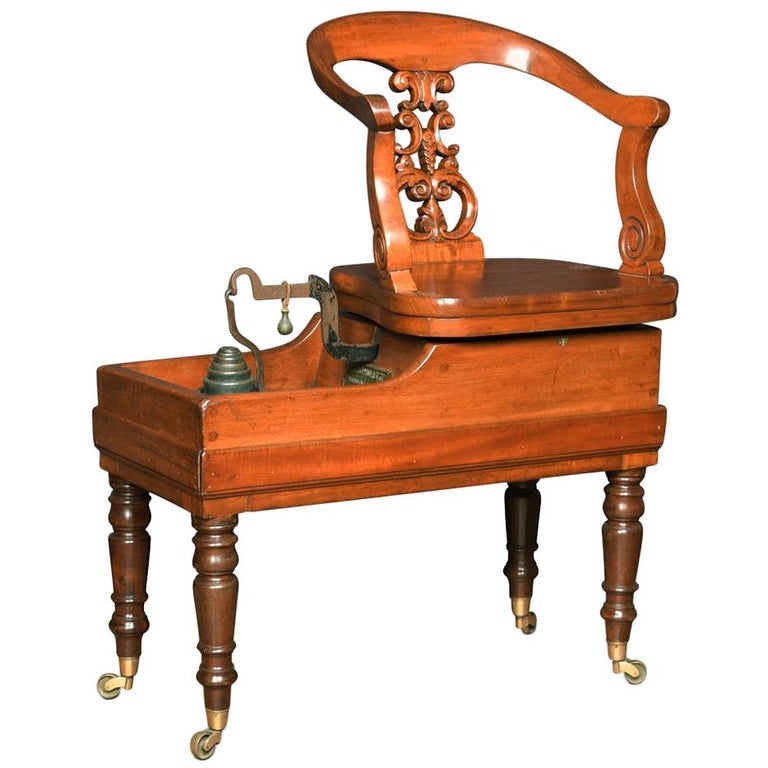 Set of Victorian Mahogany Jockey Scales For Sale at 1stDibs
