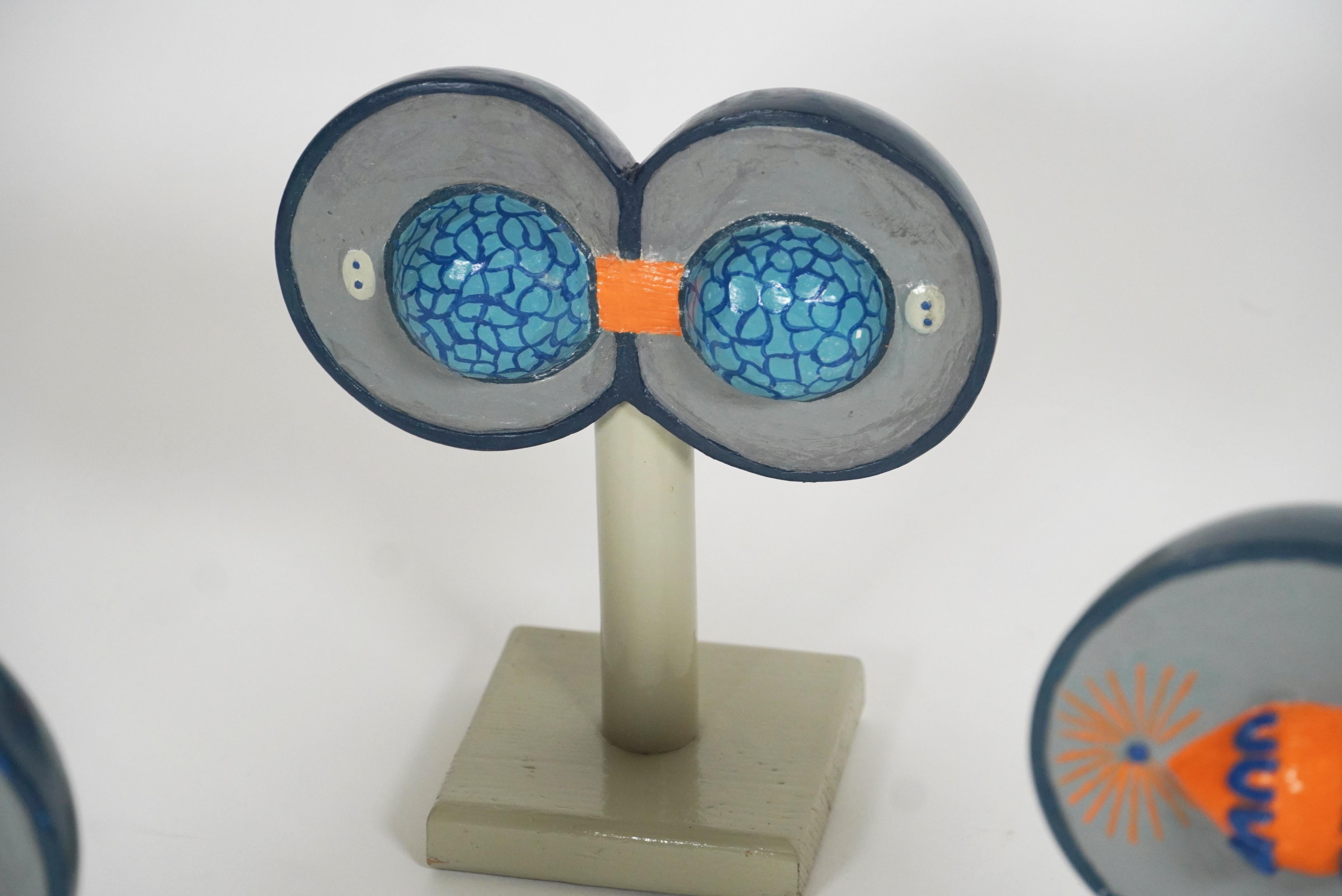 Other Set of Vintage 1960s Handmade Mitosis Scientific Models