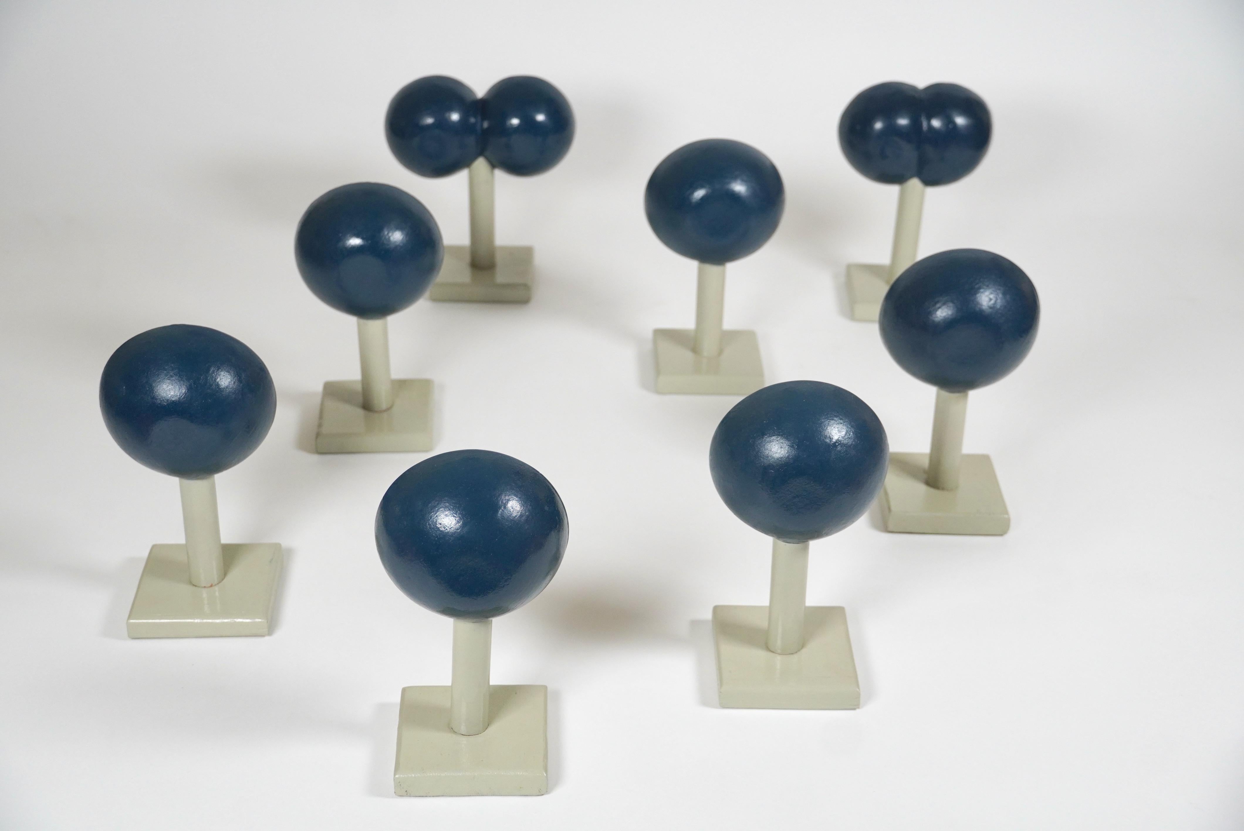 American Set of Vintage 1960s Handmade Mitosis Scientific Models
