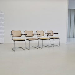 Set of Vintage B64 Cantilever Chairs by Marcel BREUER for THONET, 1979/ 1980