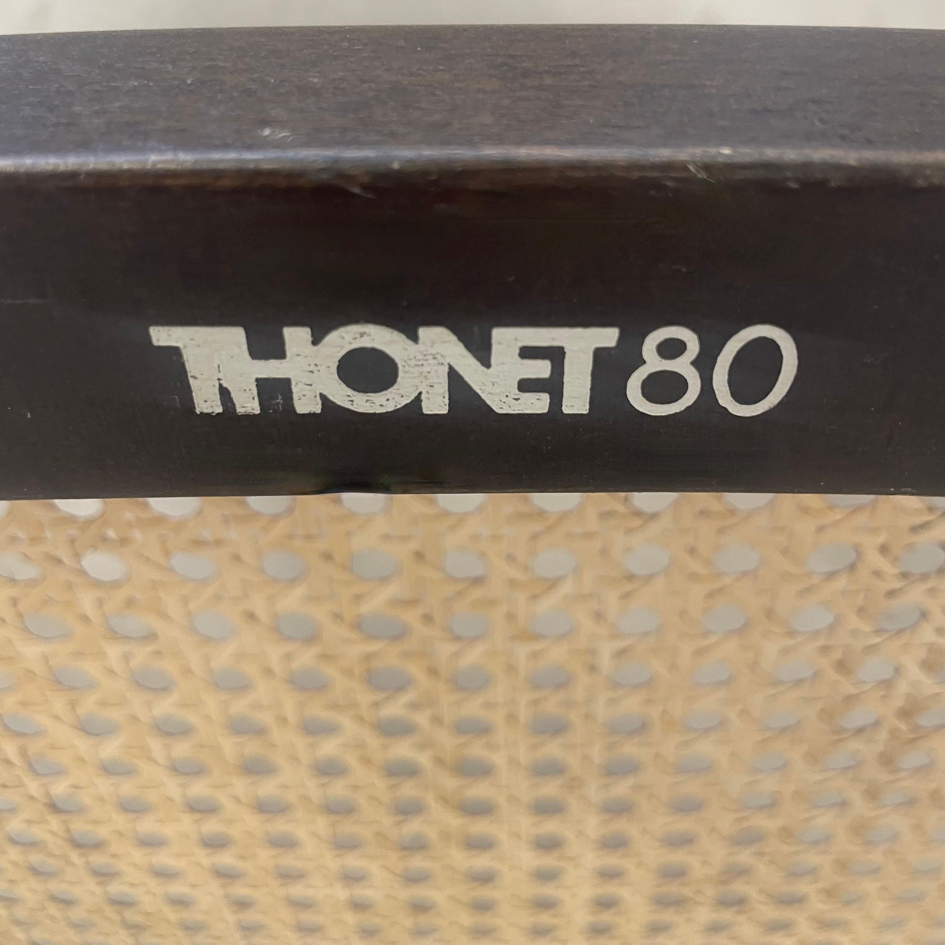 Conjunto de sillas cantilever Vintage B64 de Marcel BREUER para THONET, 1979/ 1980 Moderno en venta