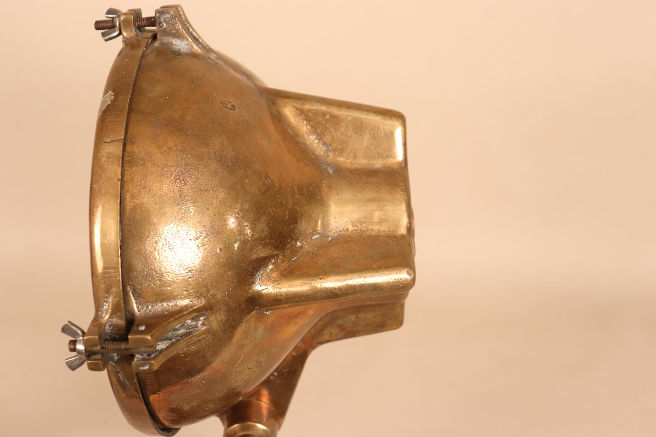 Set of Vintage Brass Industrial Nautical Marine Lanterns 10