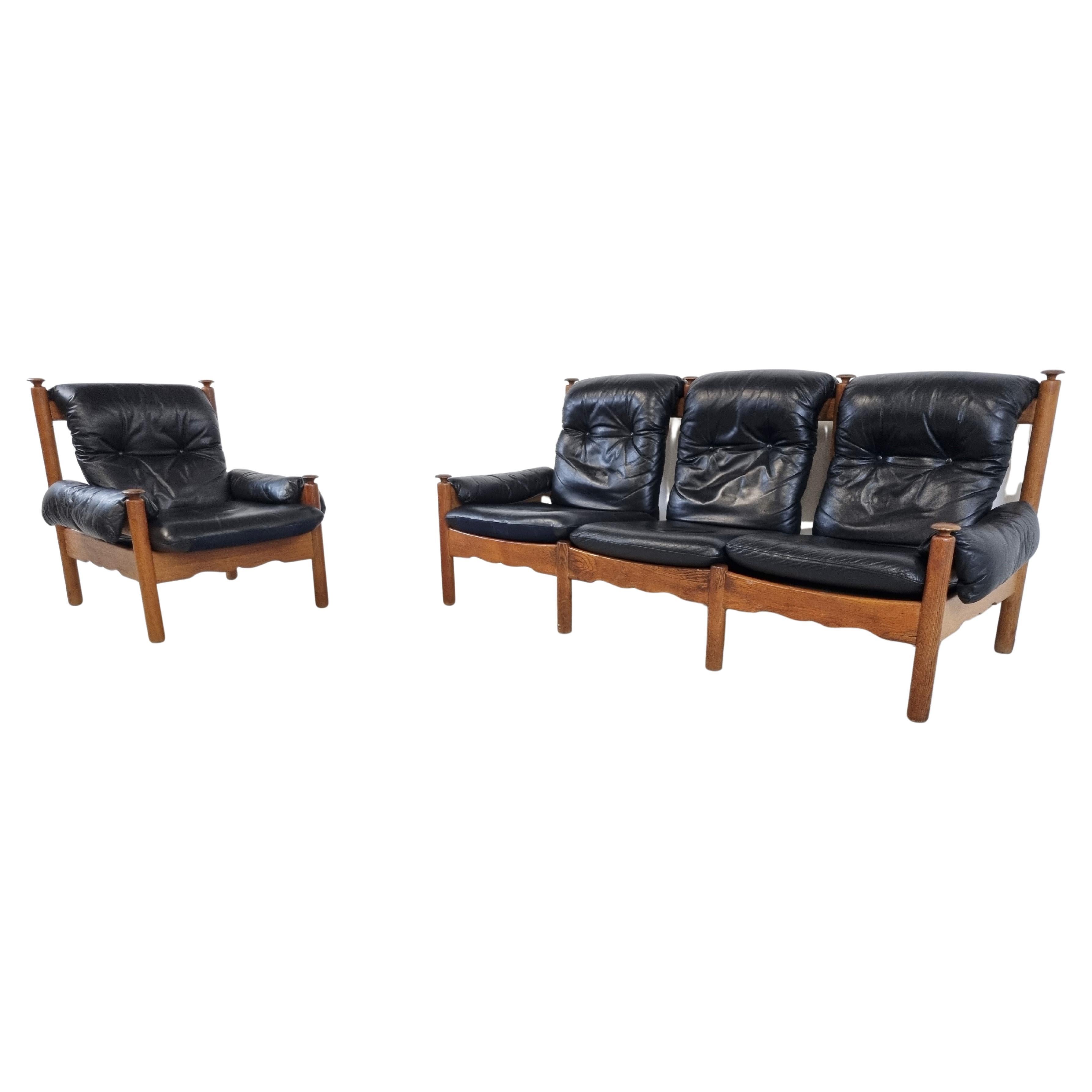 Set of Vintage Brutalist Sofa
s, 1970s