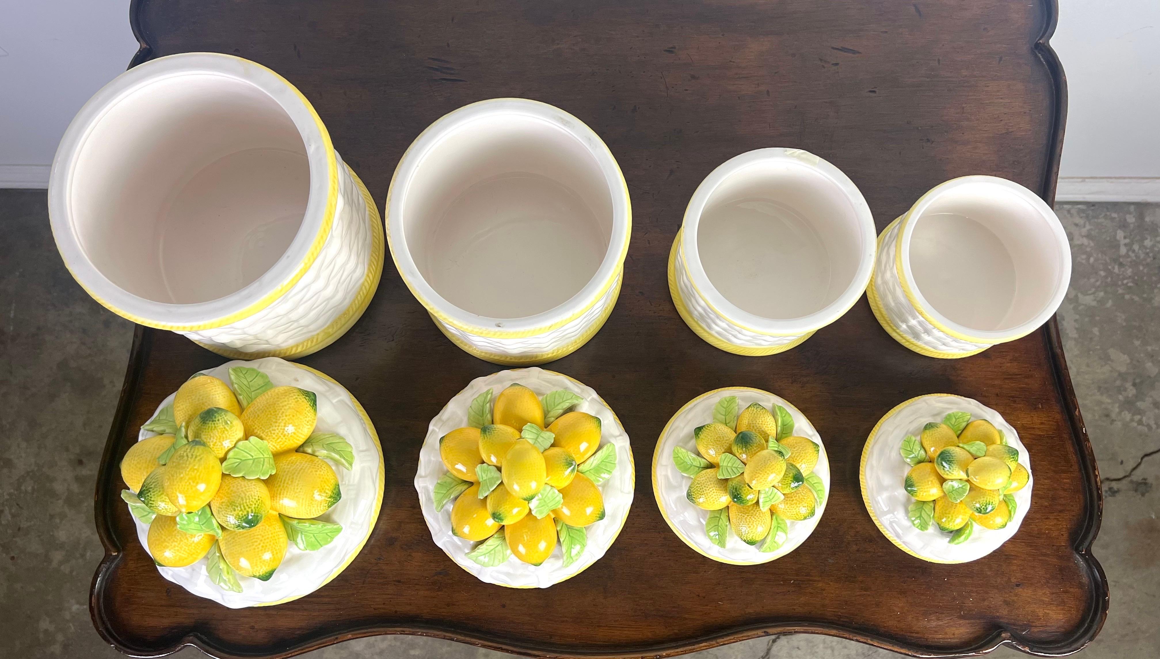 Set of Vintage Canisters by Robert Nemith 