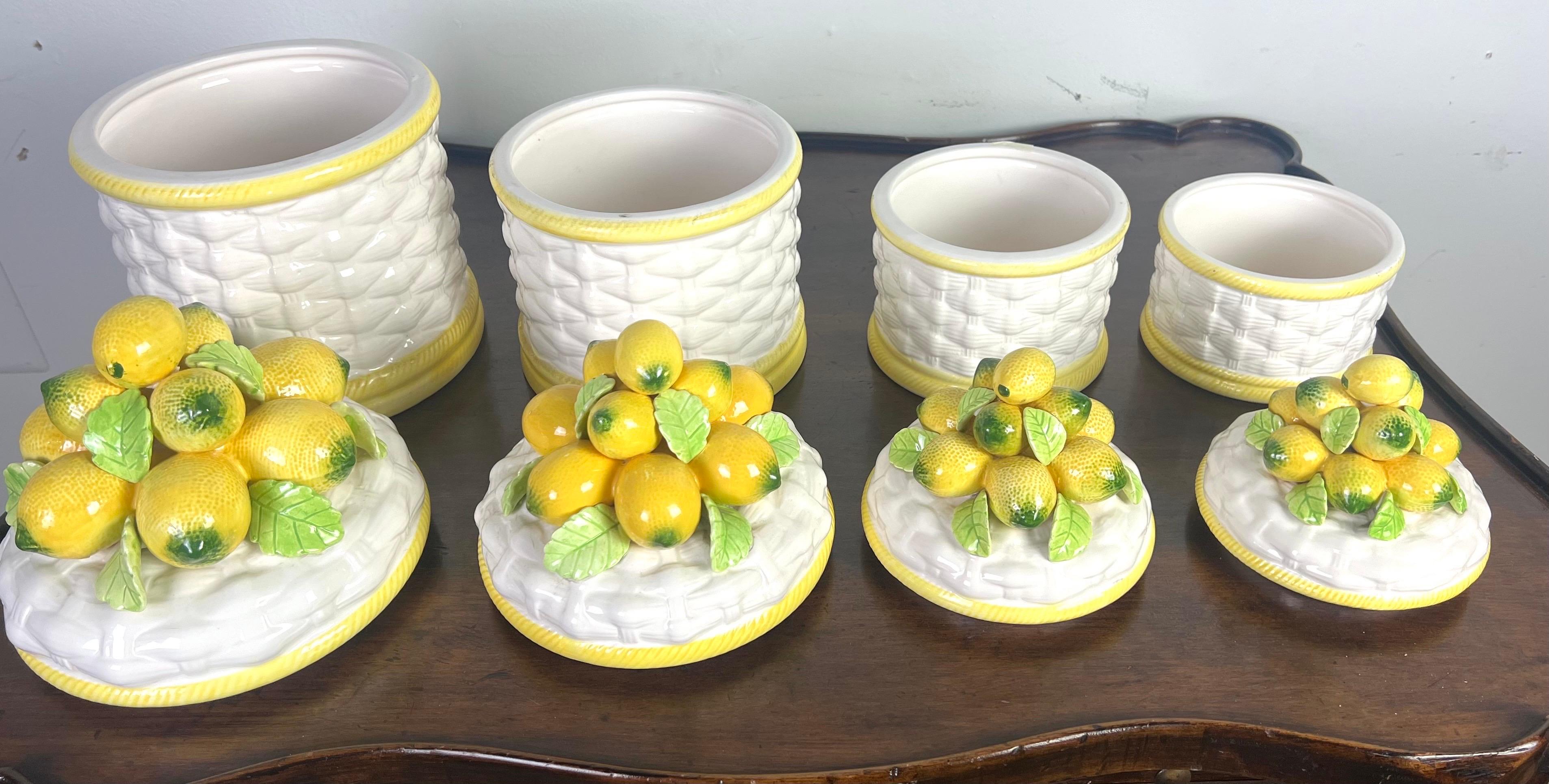 Set of Vintage Canisters by Robert Nemith 