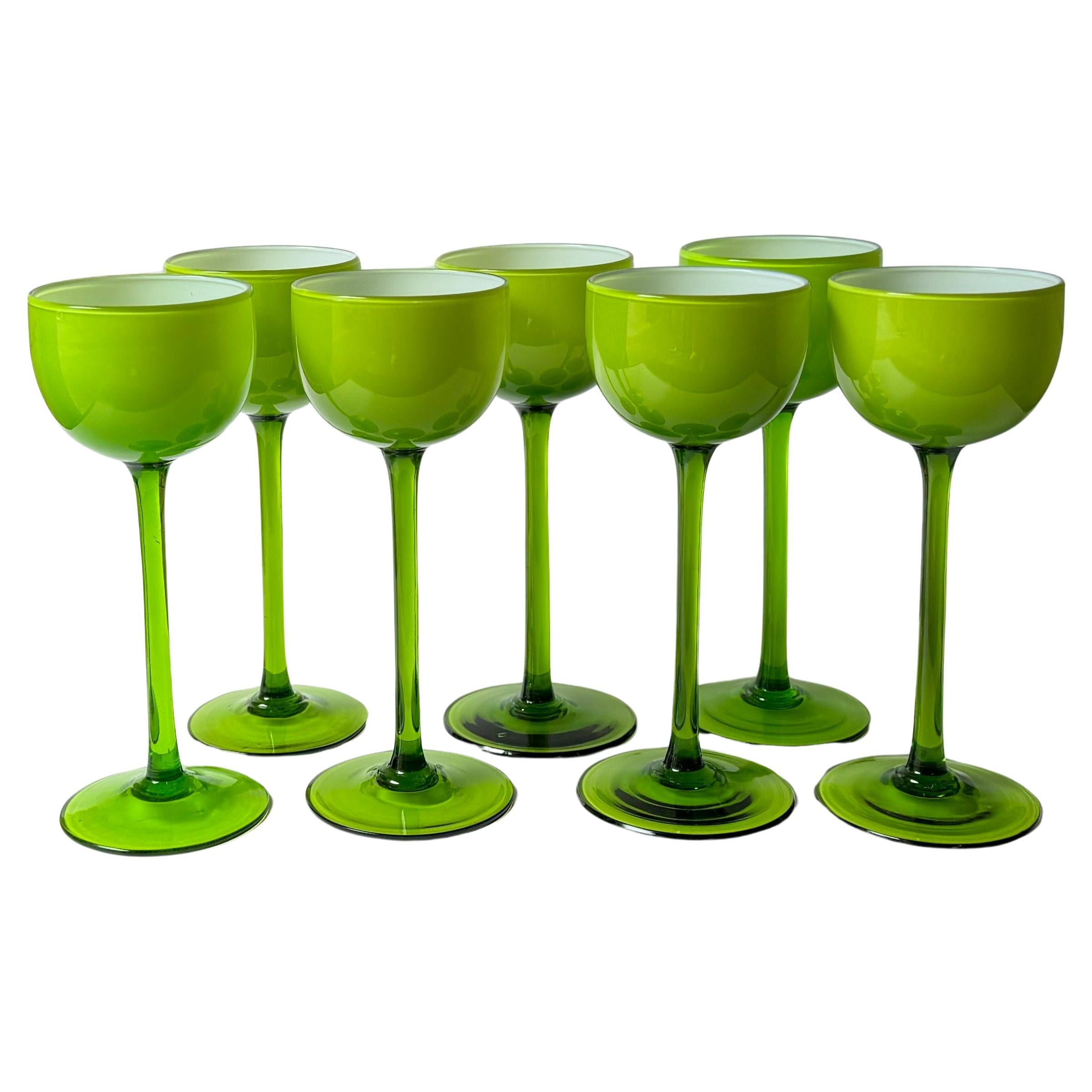 Set di bicchieri da vino e cordiali Carlo Moretti d'epoca