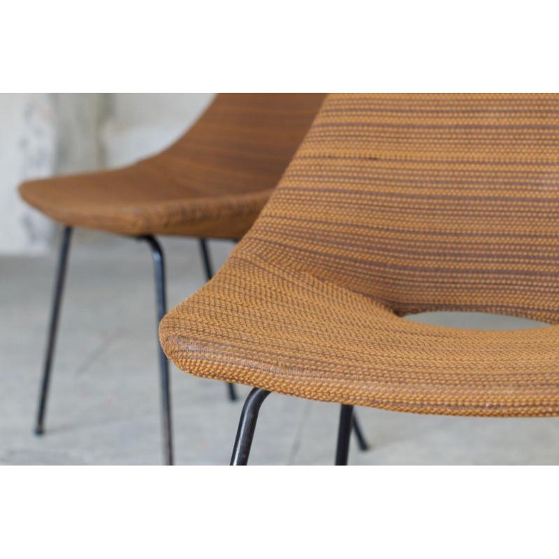 Set di sedie vintage di Pierre Guariche per Steiner, 1965 in vendita 5
