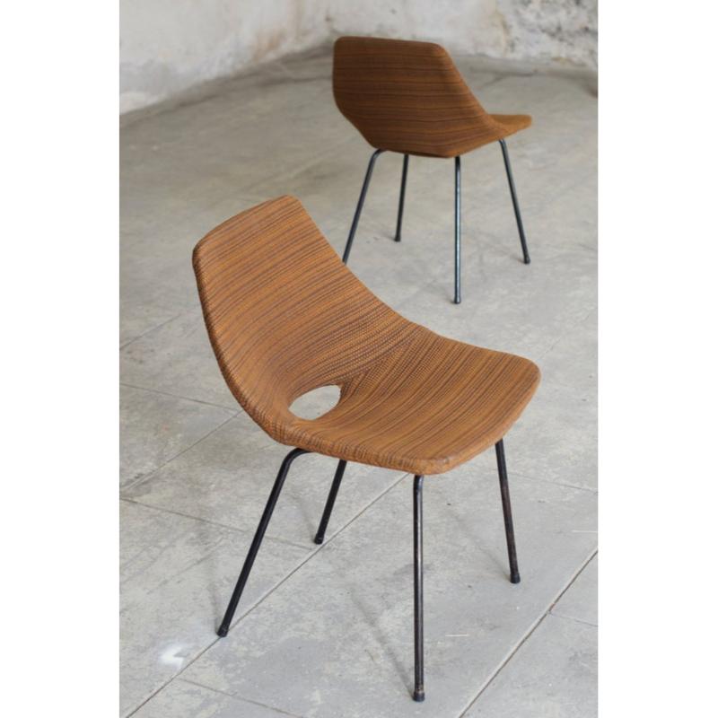 XX secolo Set di sedie vintage di Pierre Guariche per Steiner, 1965 in vendita