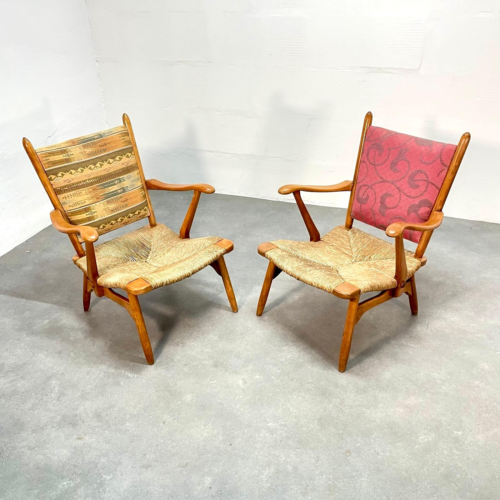 20th Century Set of vintage de Ster Gelderland armchairs, 1960's. For Sale