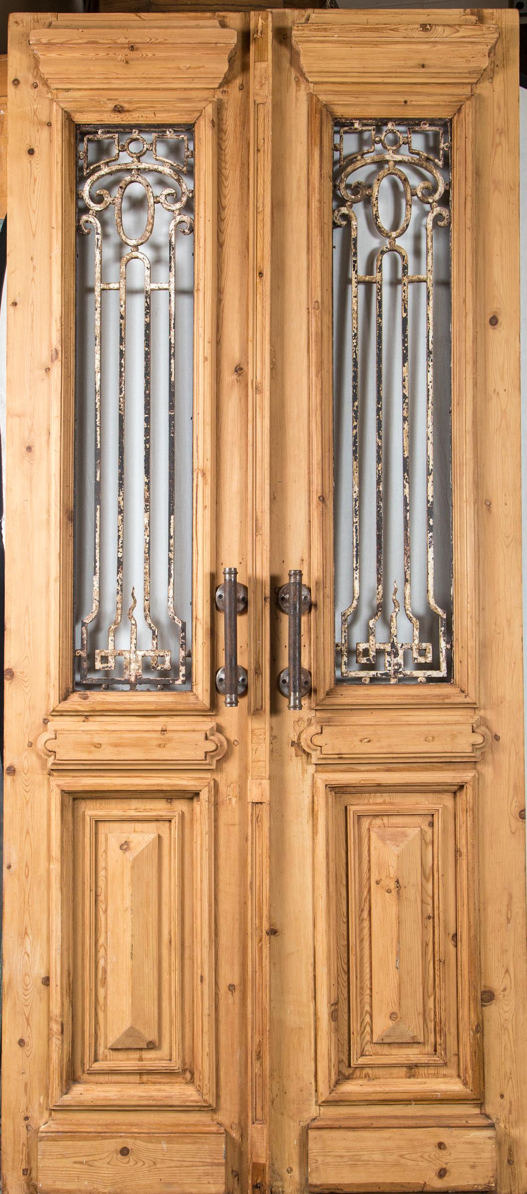 Beautiful set of carved vintage doors from Egypt. Each door measures 22
