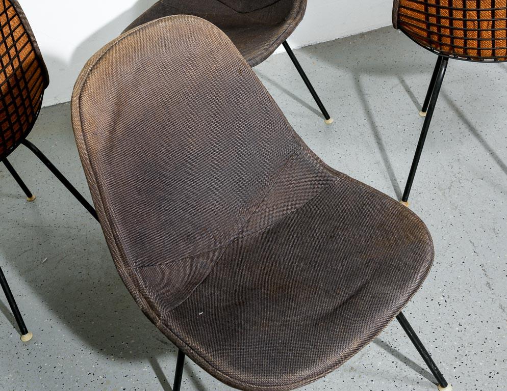 Set of Vintage Eames DKX Dining Chairs For Sale 4