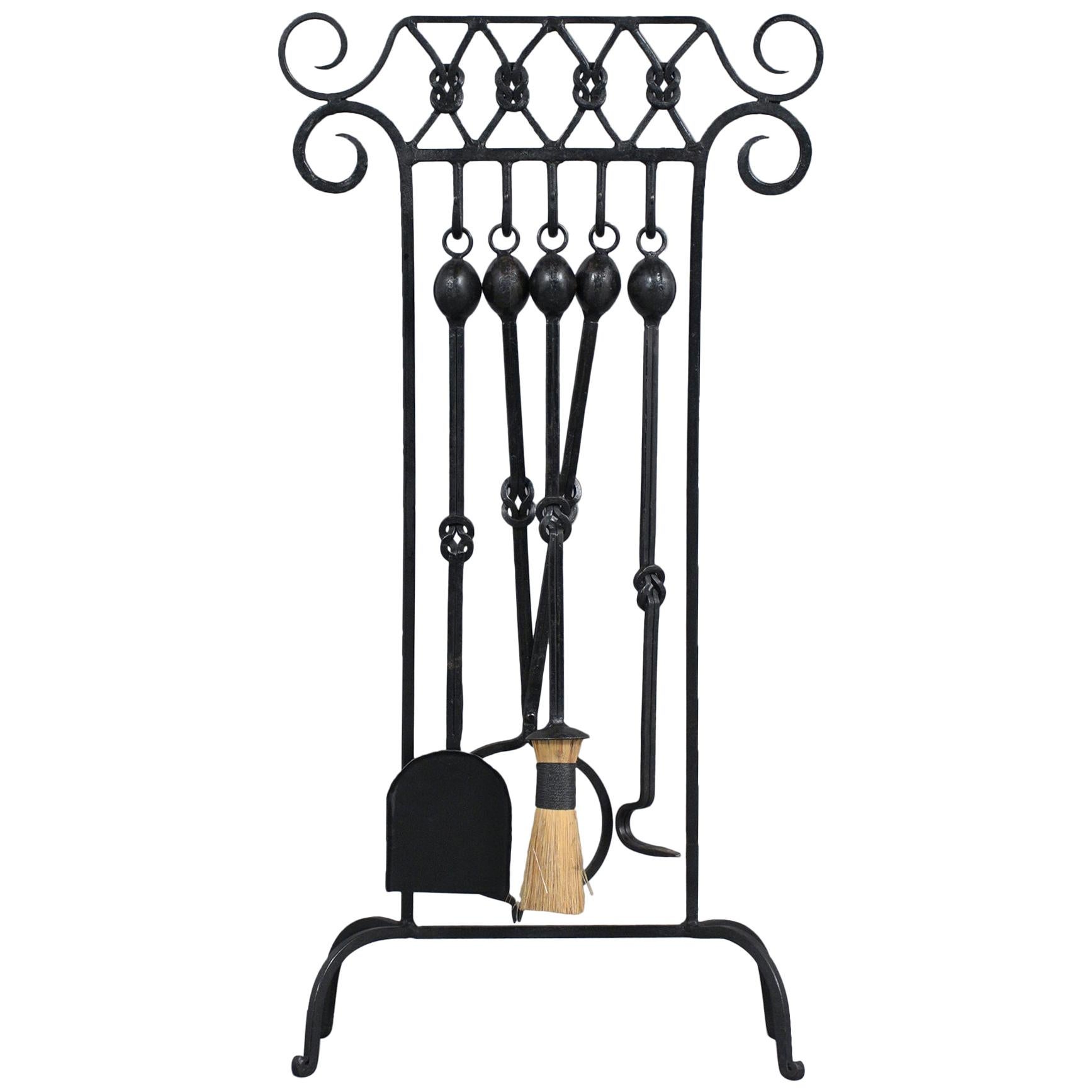 Set of 1970s French Fireplace Tools at 1stDibs