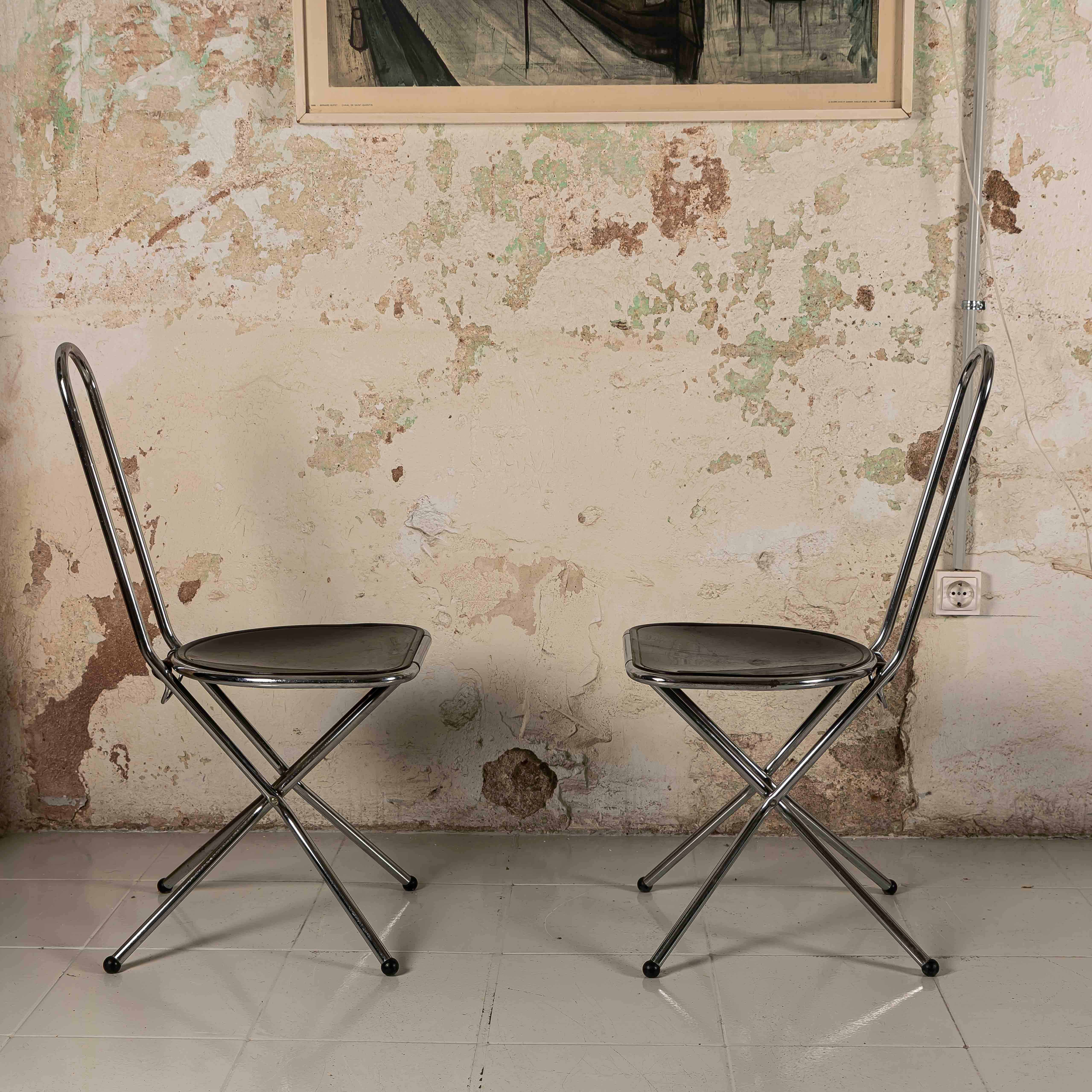Set di sedie Foldes vintage di Niels Gammelgaard per IKEA, anni '70 in vendita 6