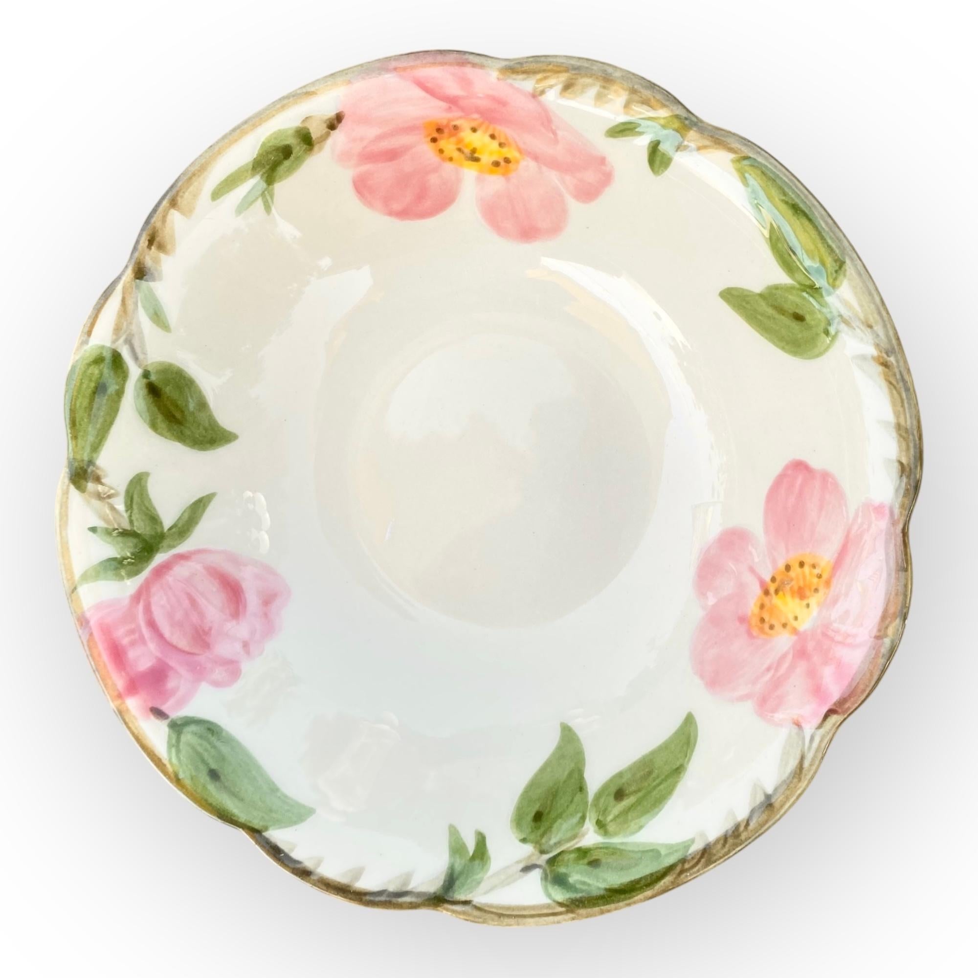 Satz von Vintage Franciscan Desert Rose Cereal Schalen (Moderne der Mitte des Jahrhunderts) im Angebot