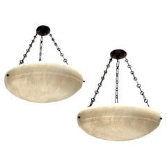 Set di ciondoli in alabastro francese vintage, venduti singolarmente