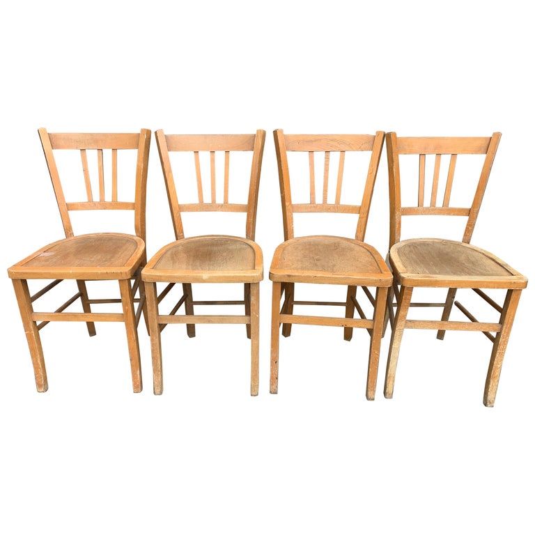 Set Of Vintage French Country Dining Chairs At 1stdibs