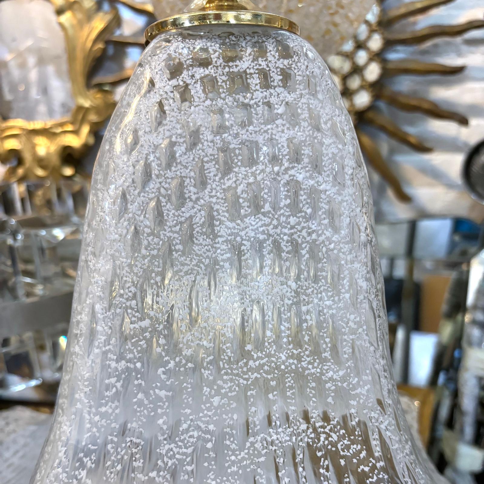 Vetro soffiato Set di lampade in vetro vintage, vendute individualmente in vendita