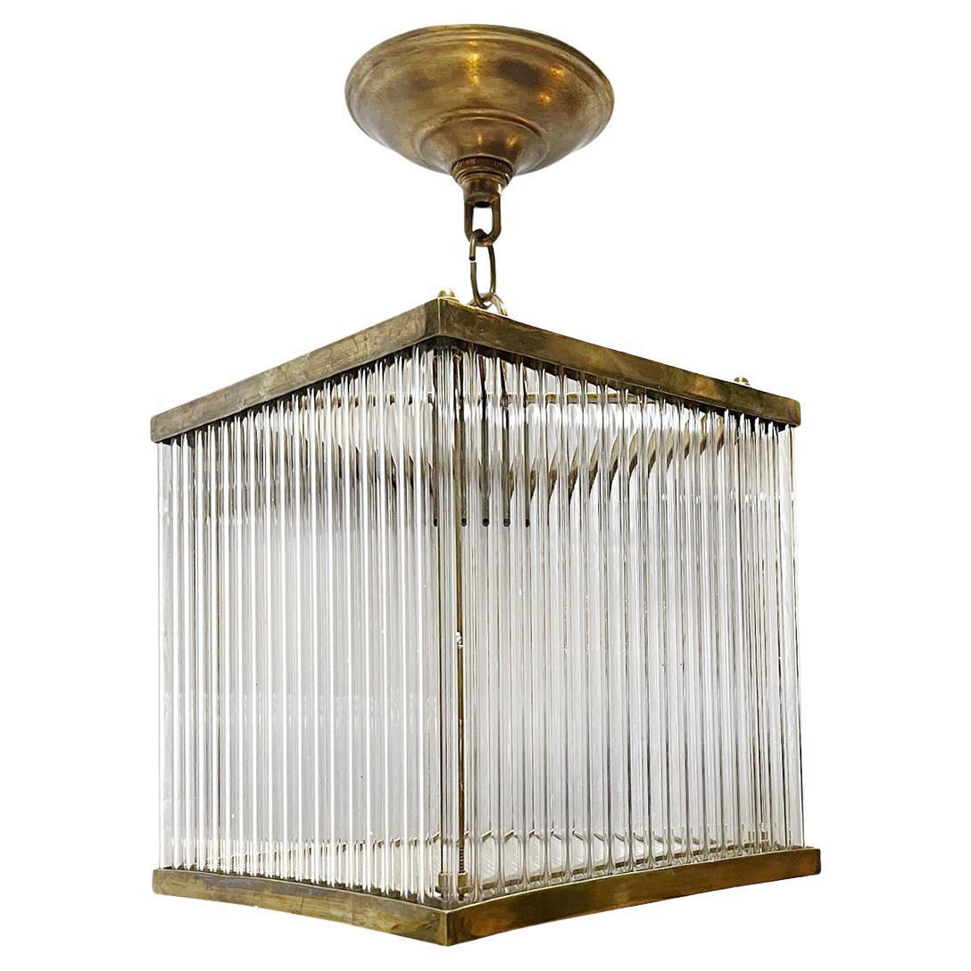 Set di lampade a bacchetta in vetro vintage, vendute singolarmente