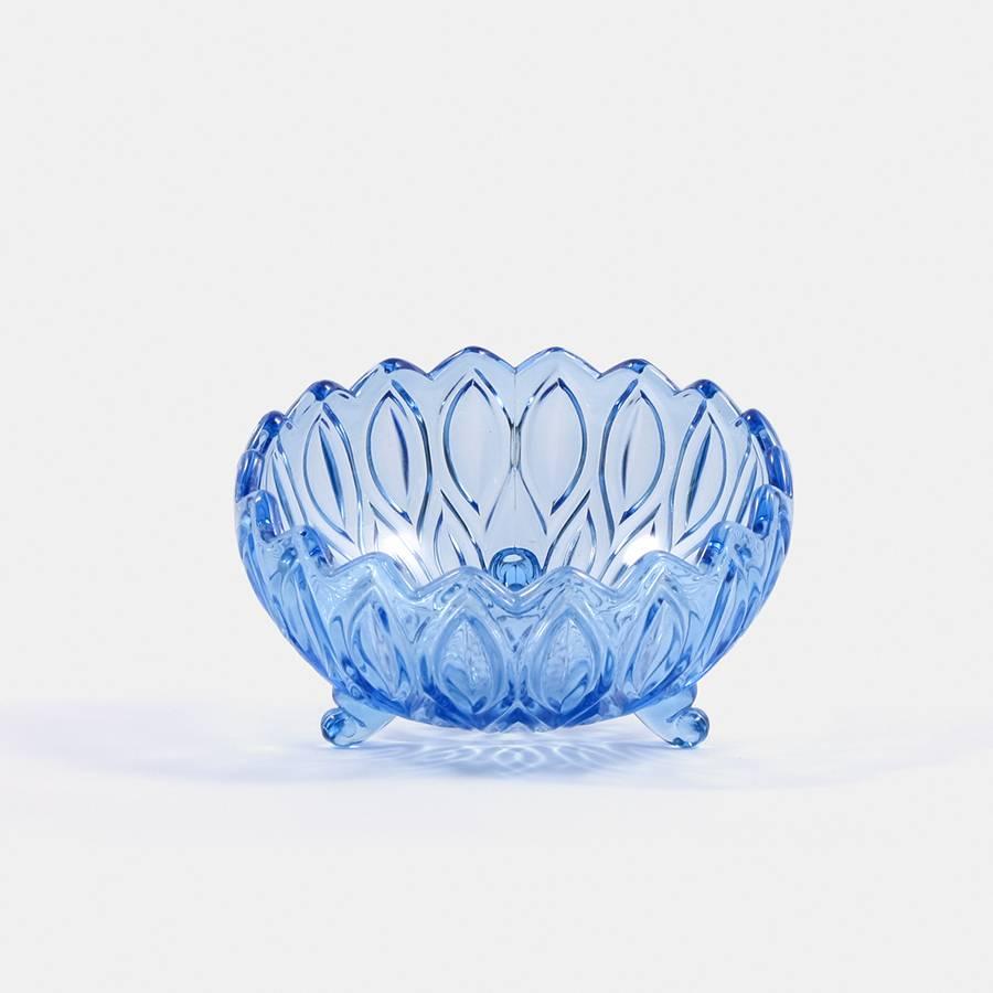 Mid-20th Century Set of Vintage Glass Serving Bowls For Sale