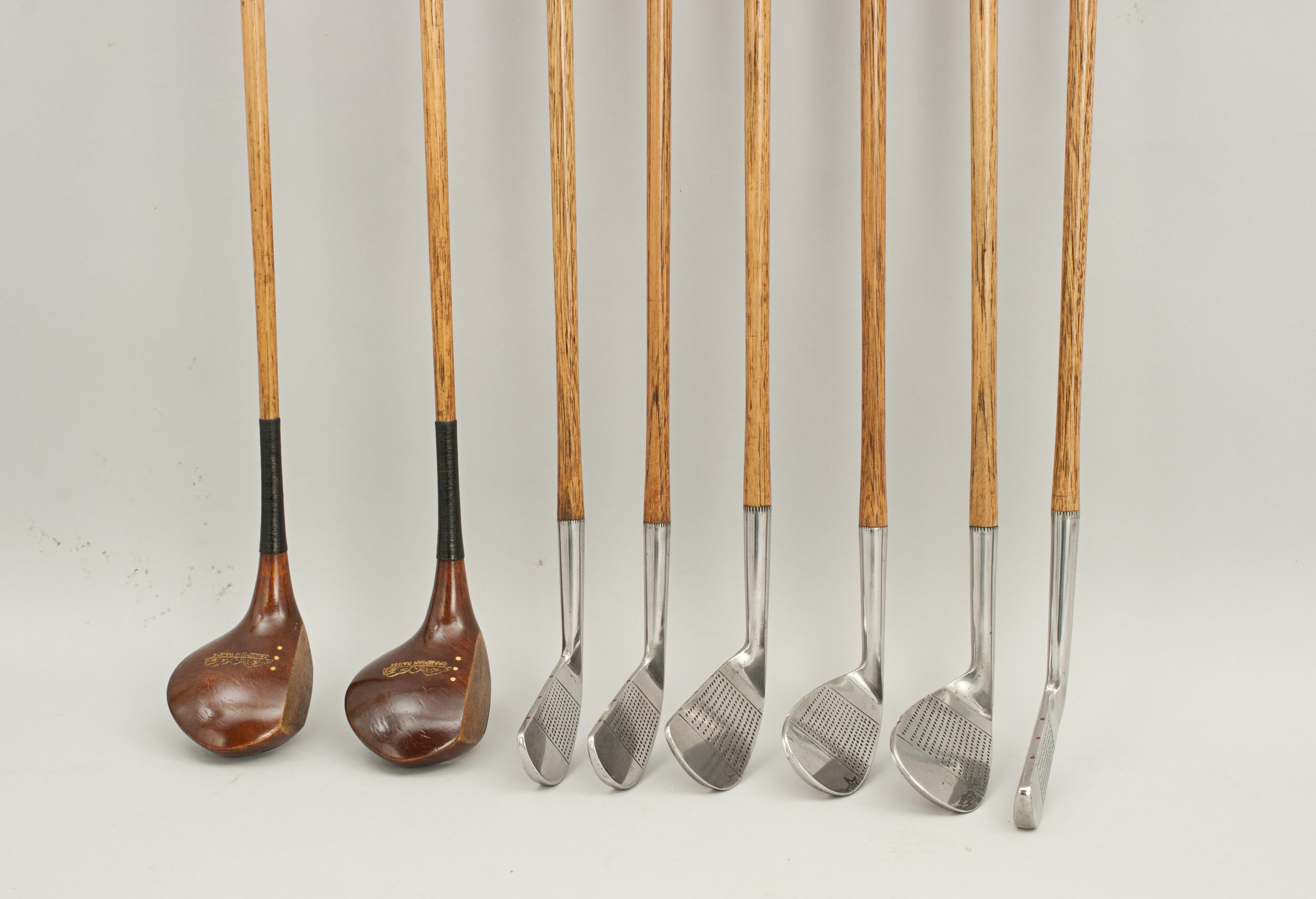 Set of Vintage Golf Clubs by Gibson of Kinghorn, Scotland 4