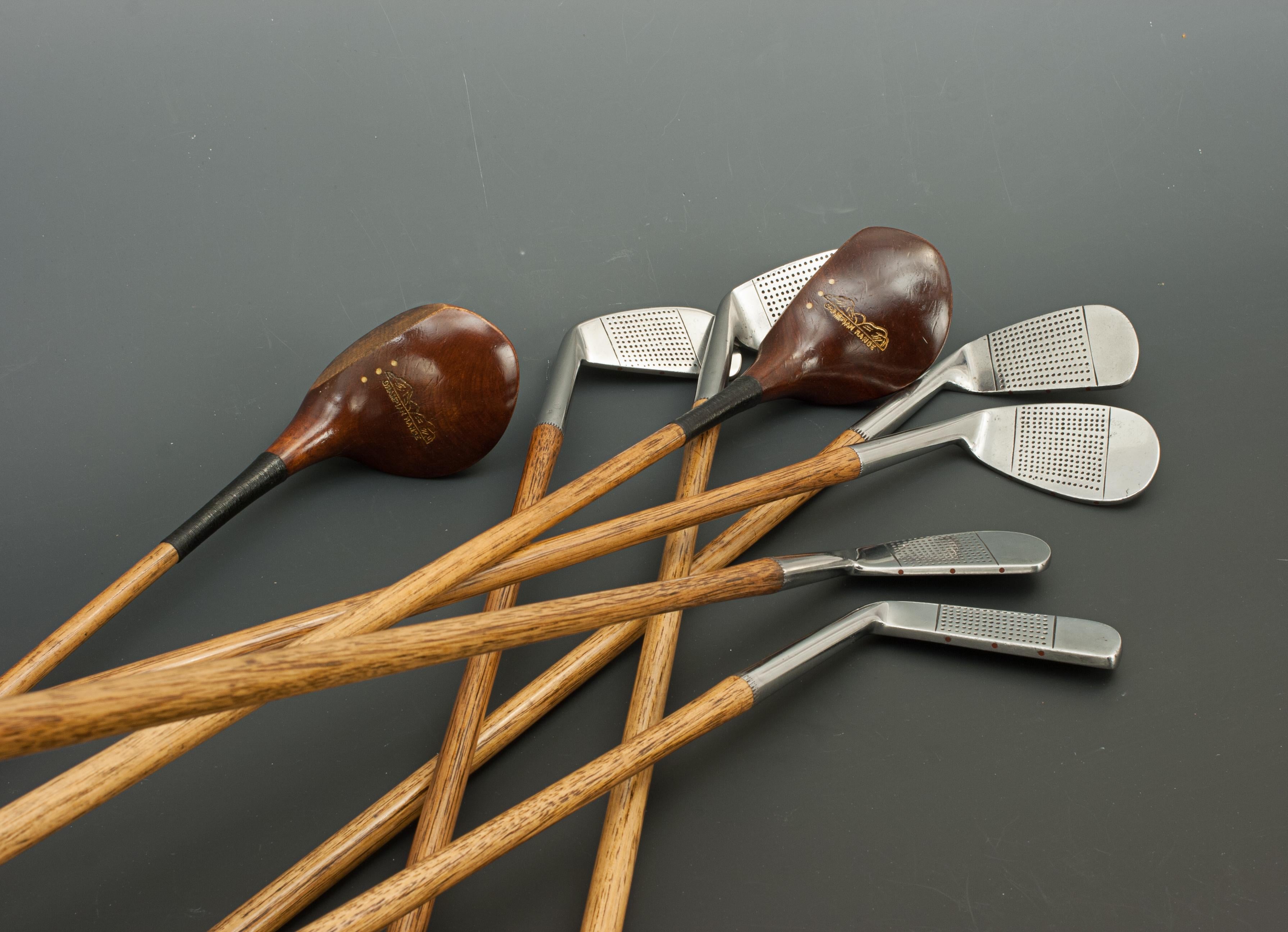 Early 20th Century Set of Vintage Golf Clubs by Gibson of Kinghorn, Scotland