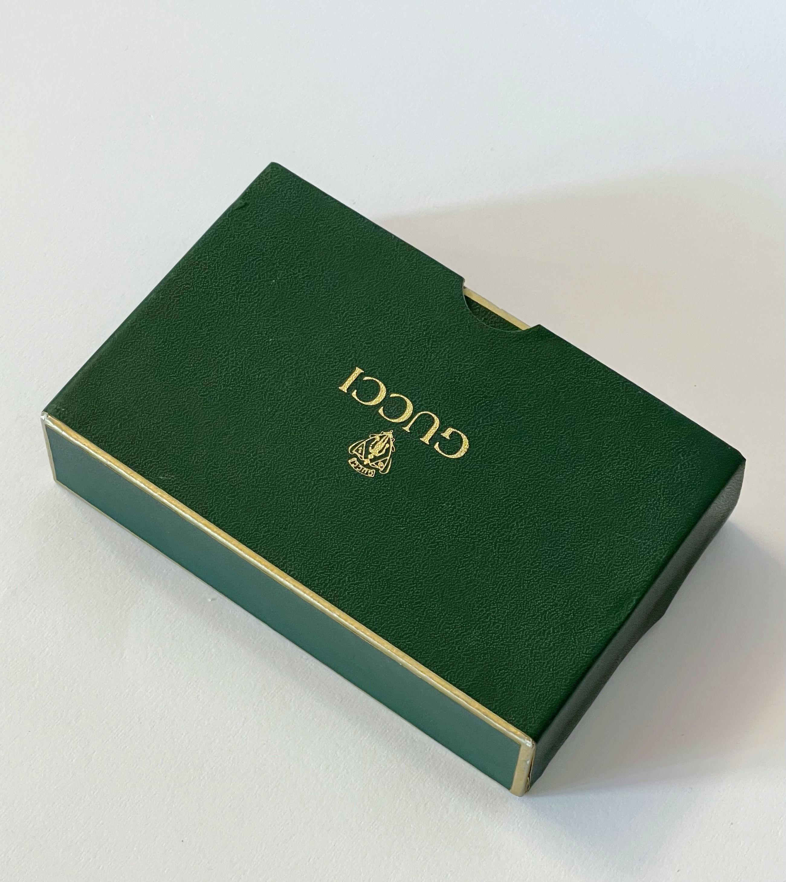 Paper GUCCI Set of Double Vintage Playing Cards