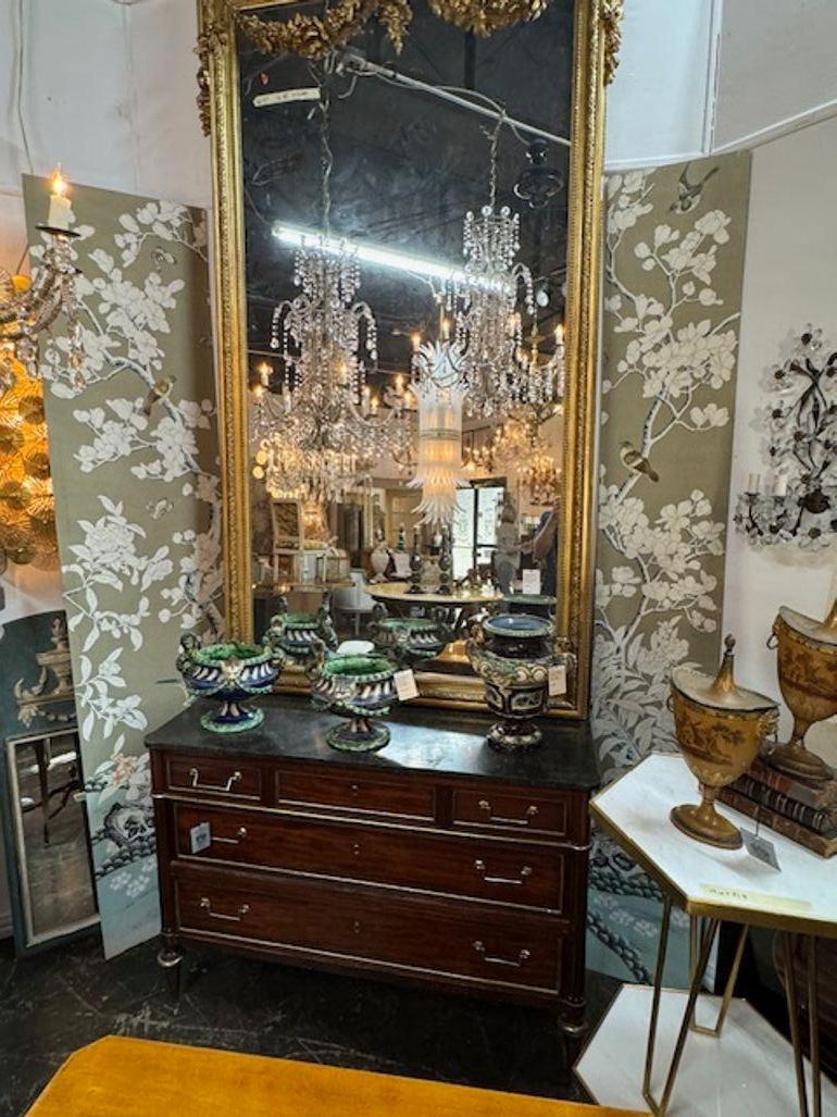 Satz handgemalter Chinoiserie-Paneele im Vintage-Stil im Angebot 2