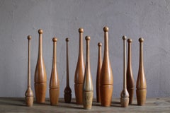 Set of Vintage Indian Clubs