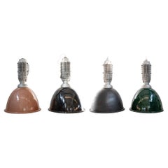 Set of Vintage Industrial Pendant Lamps – 1990s