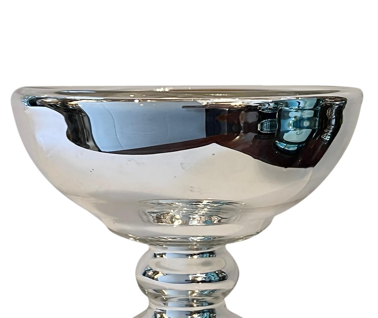 Set of Vintage Mercury Glass Cups, Sold Individually In Good Condition For Sale In New York, NY