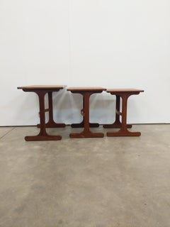 Ensemble de tables gigognes en teck Vintage Mid Century Modern par G-Plan